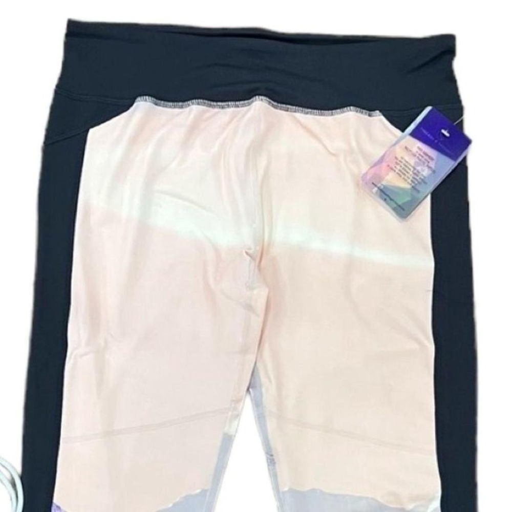 Threads 4 thought blue /‎ tri color leggings size M - Picture 3 of 5
